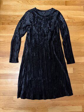 Wukogals Velvet Knee-Length Dress